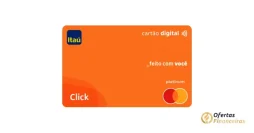 O Cartão de Crédito Itaú Click Visa Platinum oferece a vantagem de não possuir anuidade