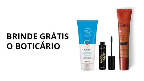 Receba produtos grátis do o boticário