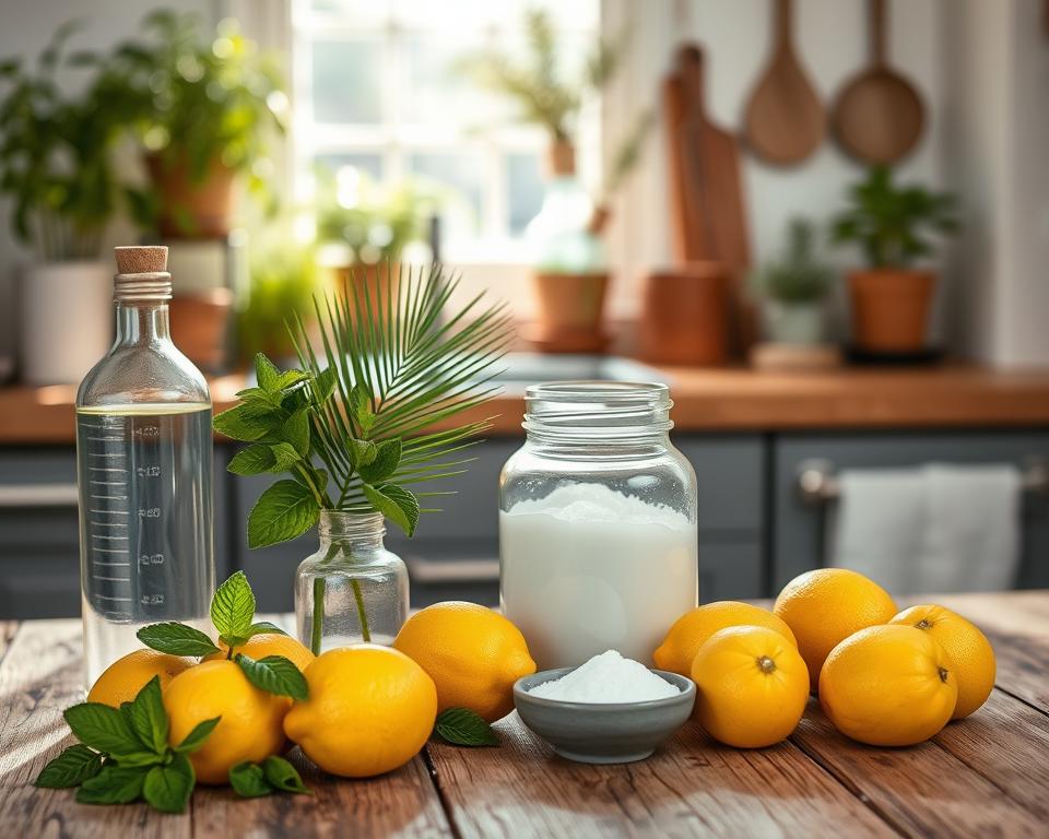 ingredientes naturais para limpeza