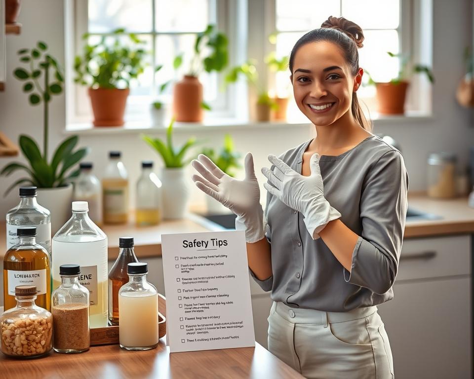 segurança ao usar produtos caseiros segurança ao usar produtos caseiros